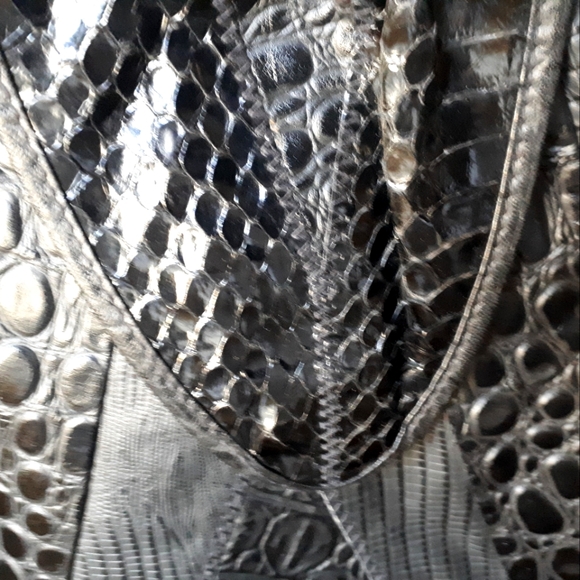 Vintage leather handbag - Picture 3 of 6